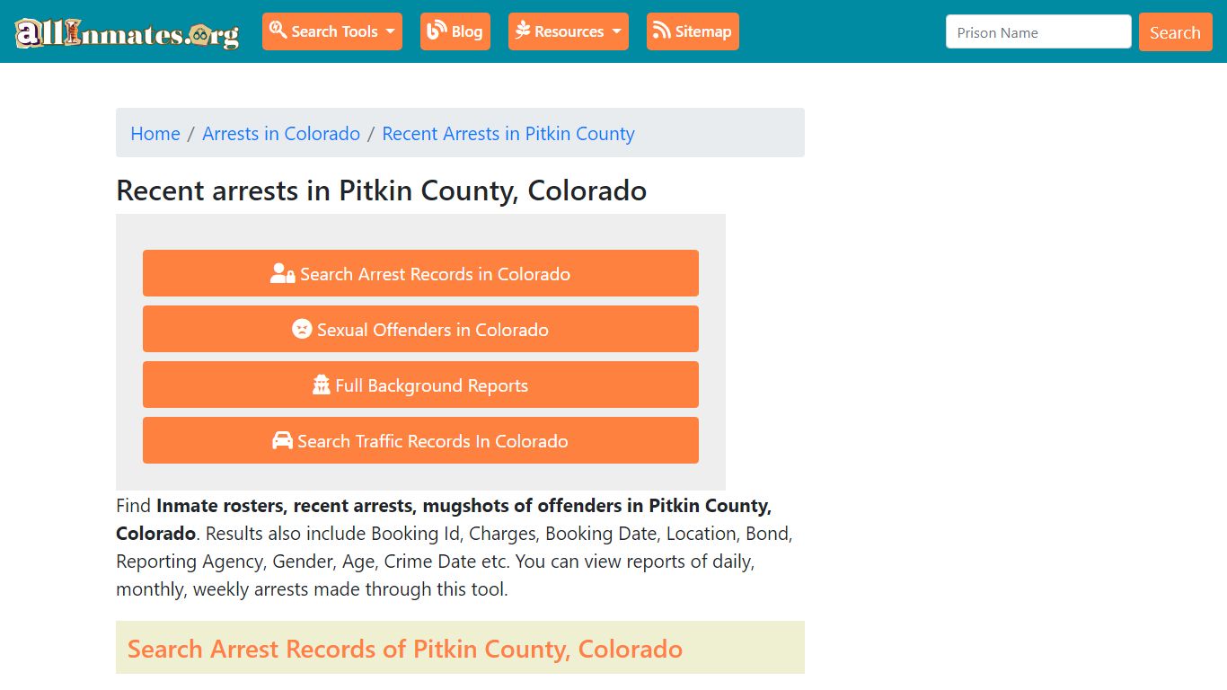 Recent arrests in Pitkin County, Colorado | Mugshots, Rosters, Inmates ...